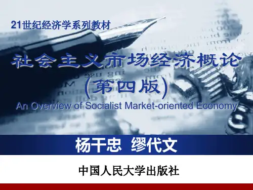 第六章 社会主义市场经济的微观经济运行主体