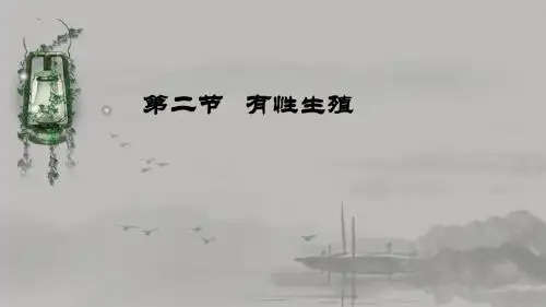 苏教版高中生物必修二:《有性生殖》