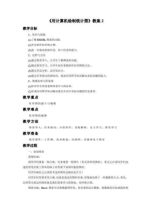 《用计算机绘制统计图》教案2
