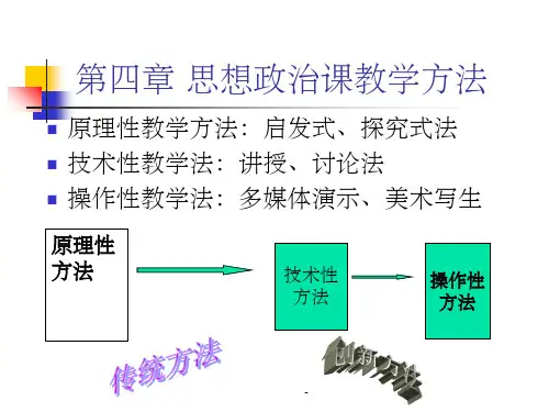 思想政治课教学方法