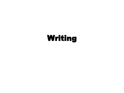 2019届中考英语复习---Improve your writing教学课件 (共20张PPT)