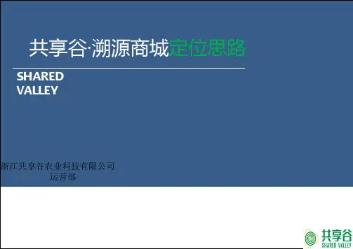 溯源商城的定位思路