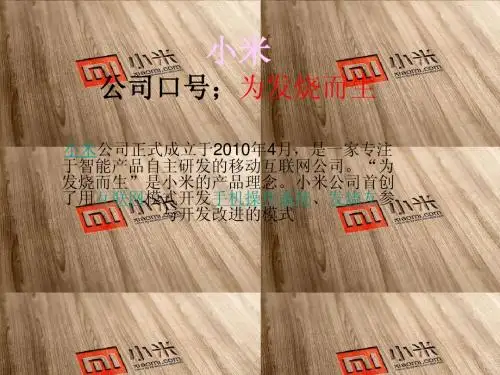 小米手机介绍