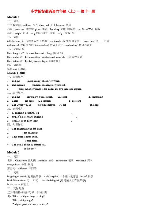 小学新标准第11册