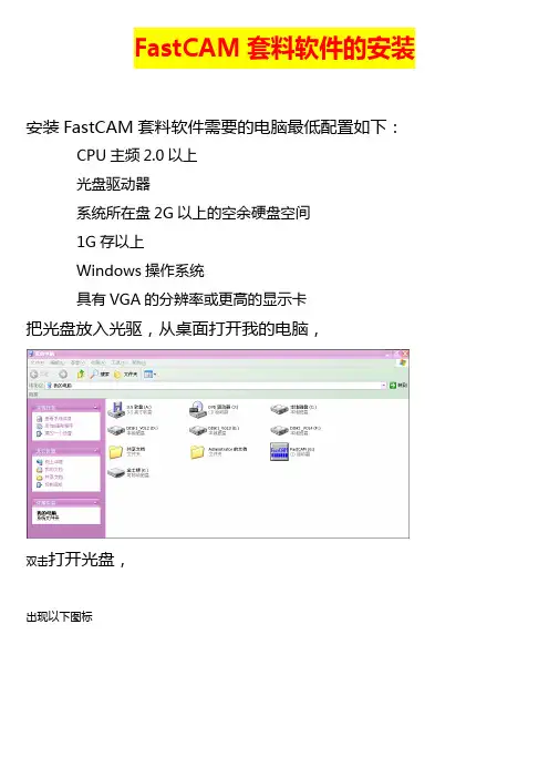 FastCAM套料操作流程图