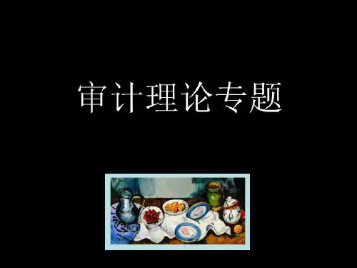 审计理论专题.ppt