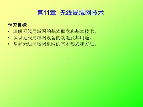 无线局域网技术PPT