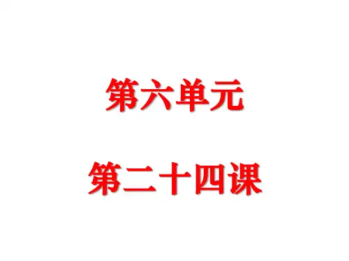 第24课 刘姥姥进大观园 课件—部编版九年级语文上册(共18张PPT)