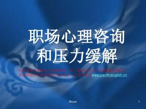 职场心理咨询与压力缓解 ppt