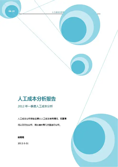 人工成本分析报告(模板)