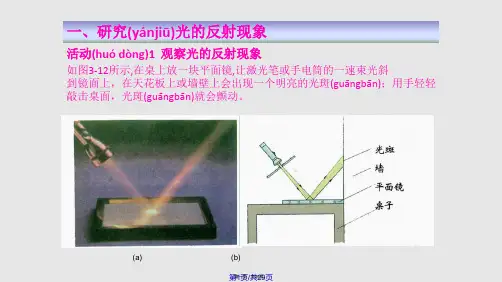 探究光的反射定律实用教案