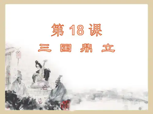 人教版七年级历史上册第18课《三国鼎立》3