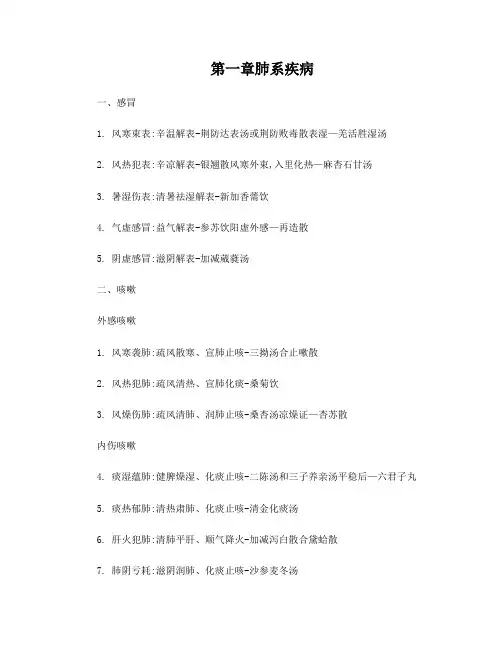 2017主治医师考试中医内科复习资料