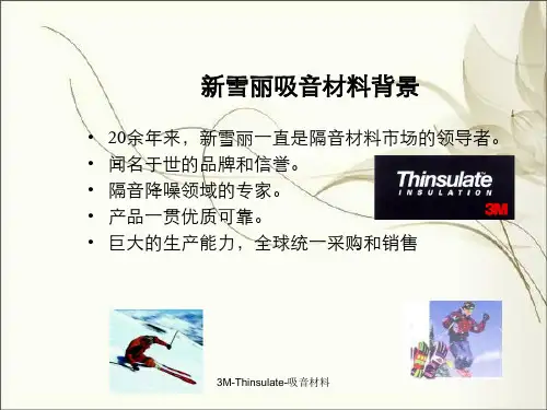 3M-Thinsulate-吸音材料