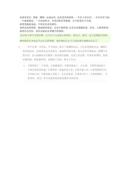 摘抄精美的句子(万能开头结尾)