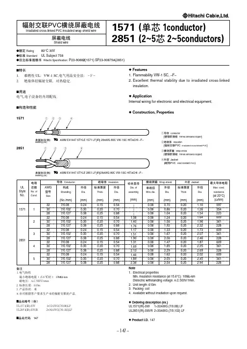 UL1571--日立标准