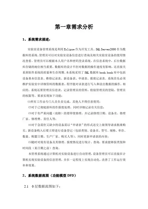 实验室设备管理系统