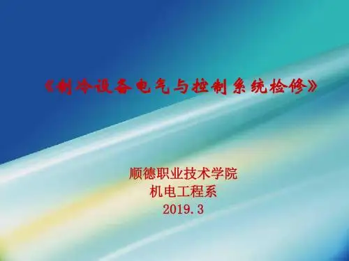 制冷设备电气与控制系统检修 前言-PPT精选文档