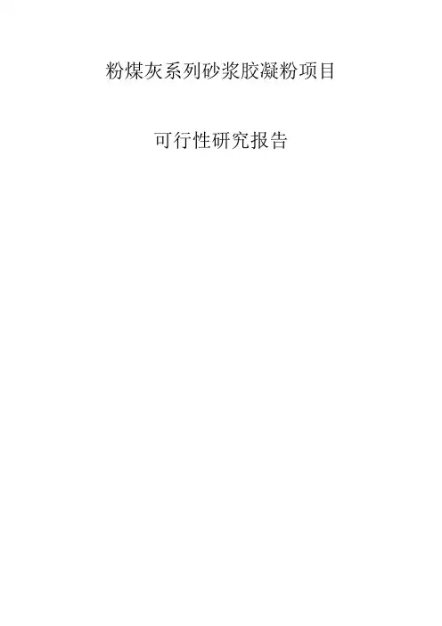 粉煤灰可行报告