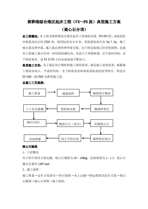 堤心石