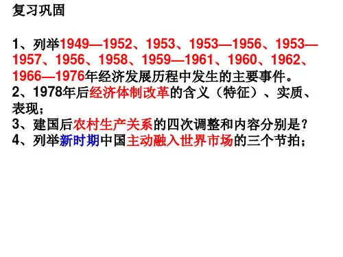 岳麓高一下学期历史必修二第三单元  各国经济体制的创新和调整课件(共13张ppt)