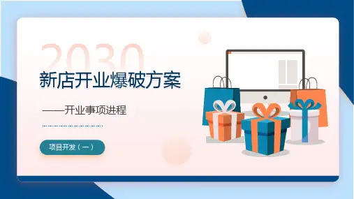 新店开业爆破方案-开业事项进程