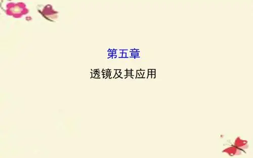 【世纪金榜】湖南省邵阳市2016中考物理 第五章 透镜及其应用复习课件精讲