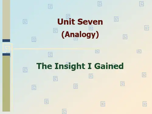 Analogy