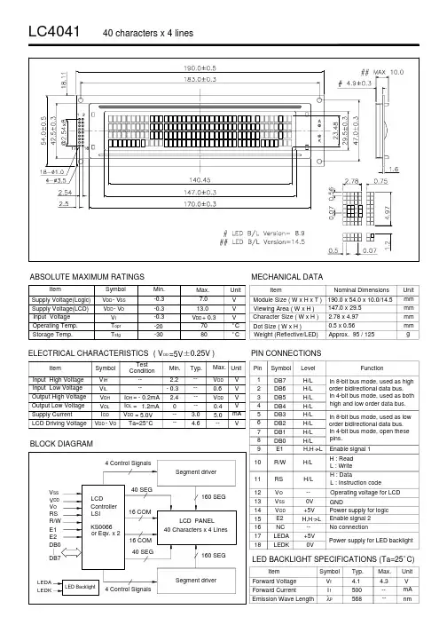 LC4041资料