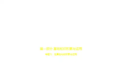 基础知识积累与运用-名篇名句的积累与运用PPT中考语文专项复习