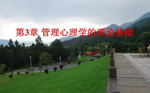 管理心理学第3章