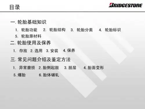 第六章汽车车轮的养护