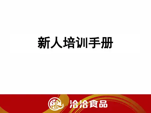 新人培训手册