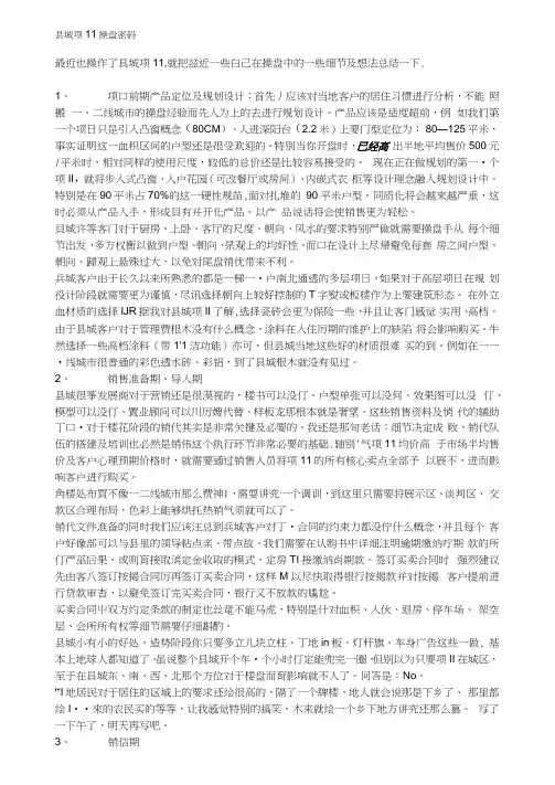县城项目操盘密码(20210309231521)