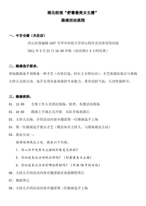 路演流程