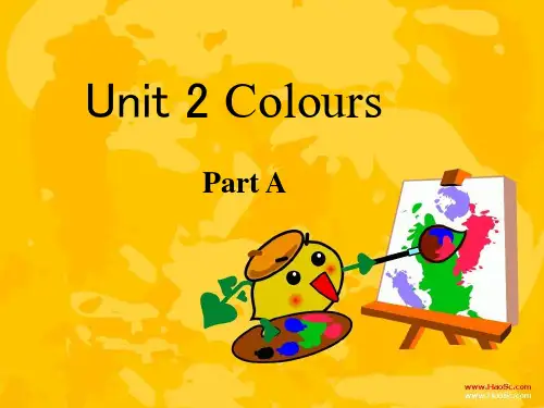 三年级上册英语Unitcolours课件