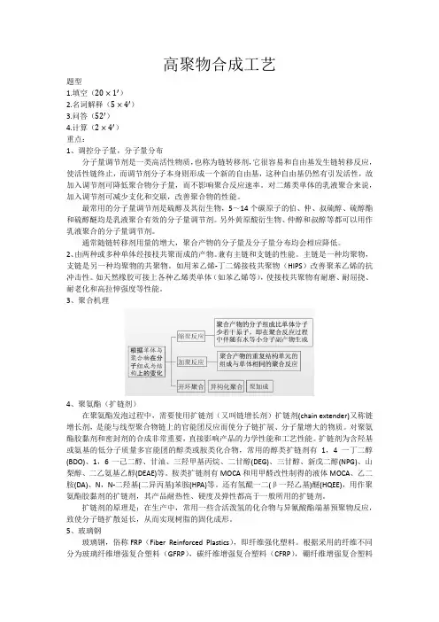 高聚物合成工艺 2