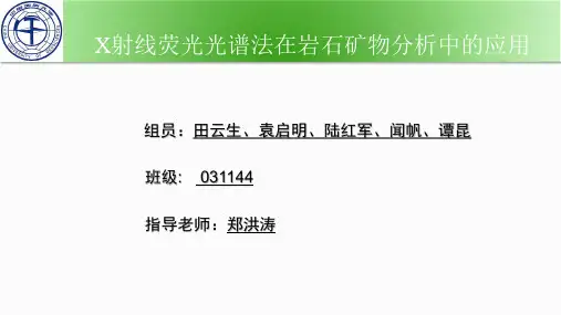 岩石矿物分析.资料