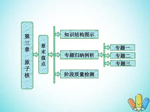 2017_2018学年高中物理第三章原子核章末盘点课件教科版选修3_5