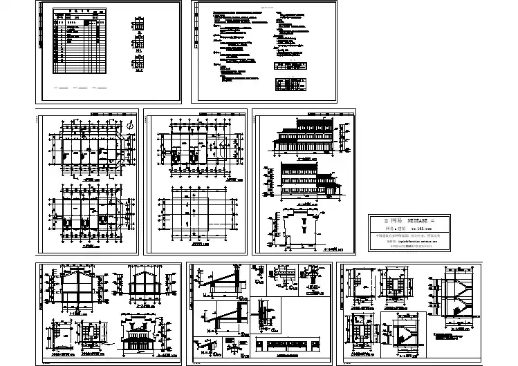 【设计图纸】古建筑全套施工图(精美CAD图例)