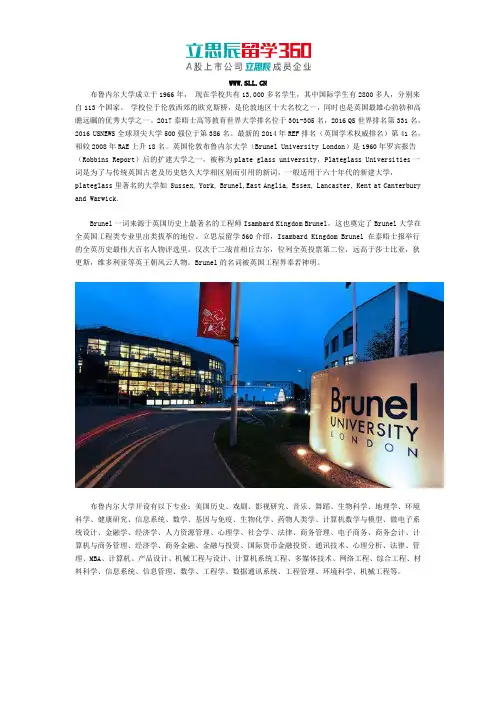 伦敦布鲁内尔大学