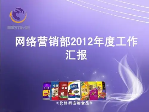 网络营销部工作汇报