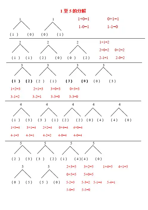 1至10的分解和方法