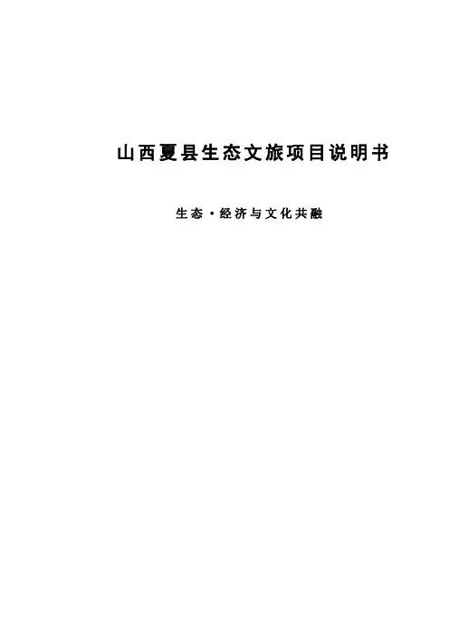 文旅项目说明书 (2)