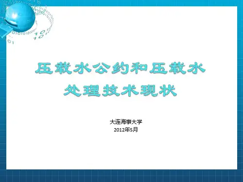 压载水公约和处理技术现状