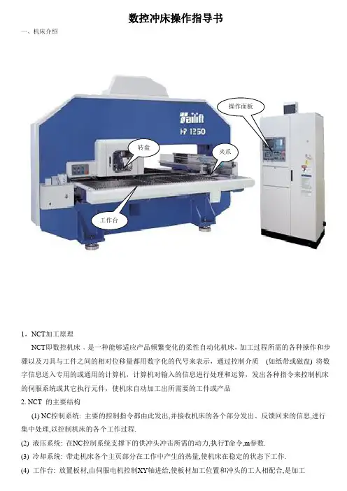 台励福HP1250数控冲床操作手册