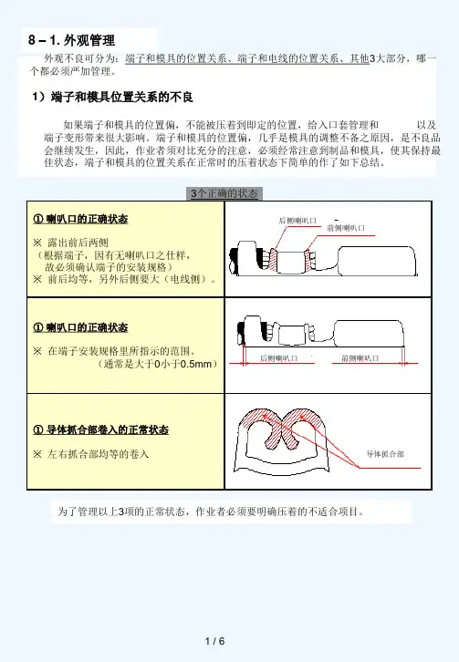 汽车产品压端子标准