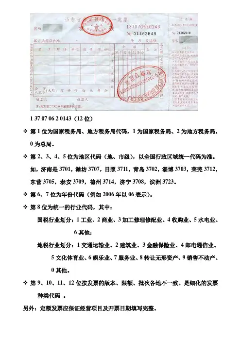 发票讲解