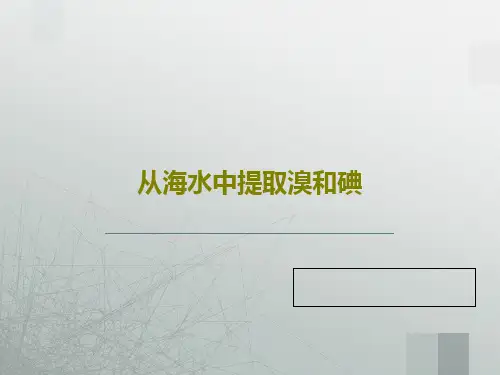 从海水中提取溴和碘PPT共29页