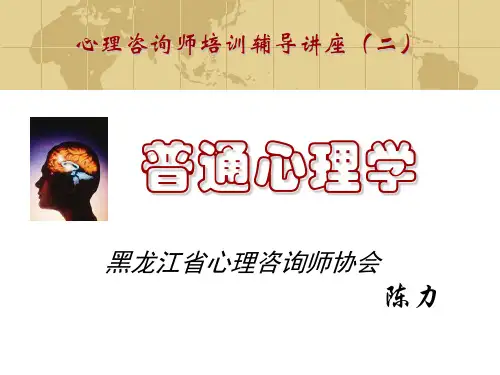 普通心理学下